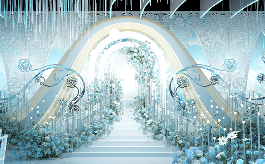 焉耆釡香烙馍村水晶厅效果展示